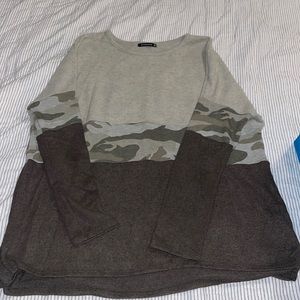 Staccato Striped Camo Top